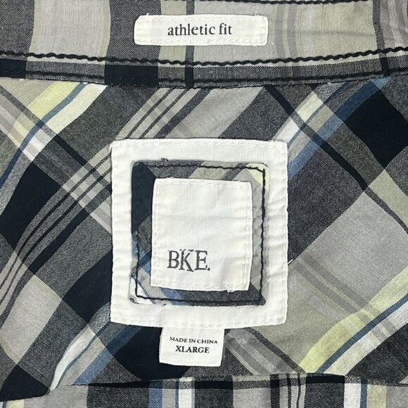 BKE Buckle Mens Athletic Fit Shirt Long Sleeve Pockets Plaid XL - Picture 8 of 10